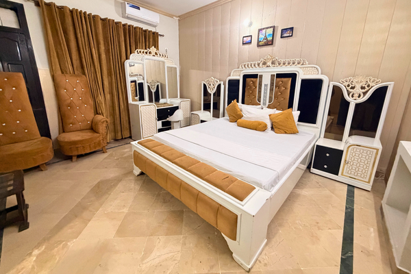 Standard Room with cozy interior and comfortable bed