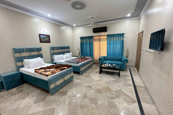 Family Suite with two beds and living area